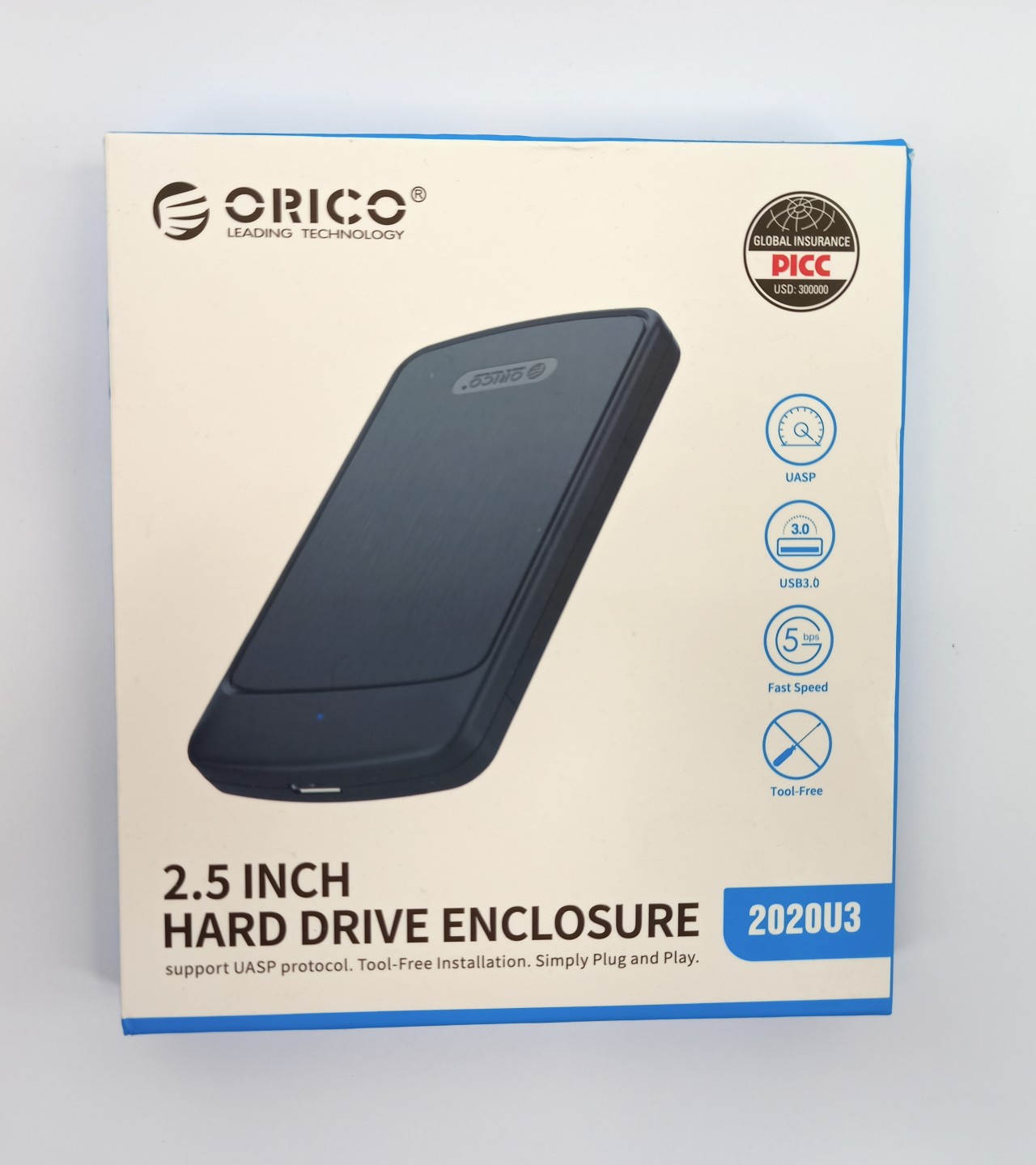 ORICO HDD CASE 2.5 INCH 2020U3 3.0 NEW MODEL