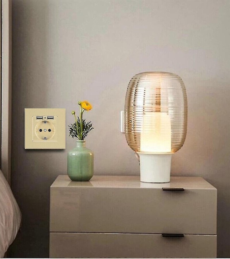 HD 1080P Wall Socket Camera Dual Usb Power Outlet