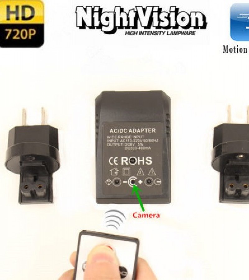 HD Charger Camera Remote Control Night Vision