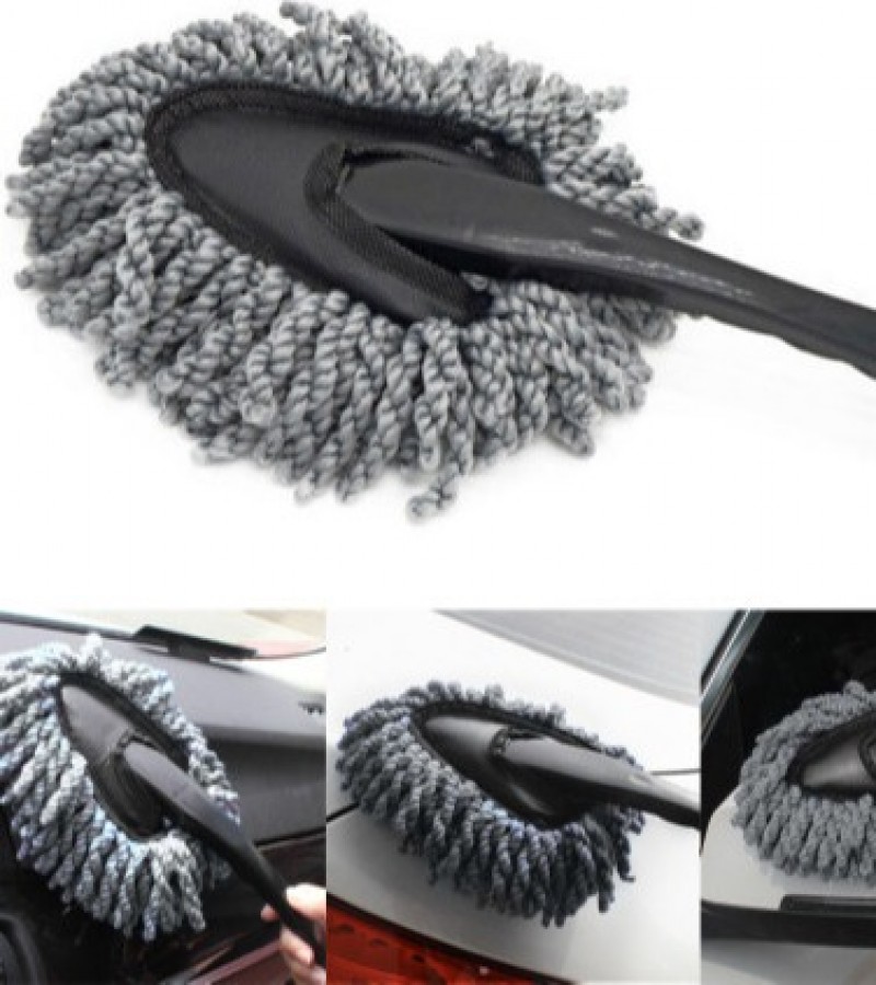 Portable Microfiber Cleaning Brush Tool Glass Cleaning Brush Washable Duster