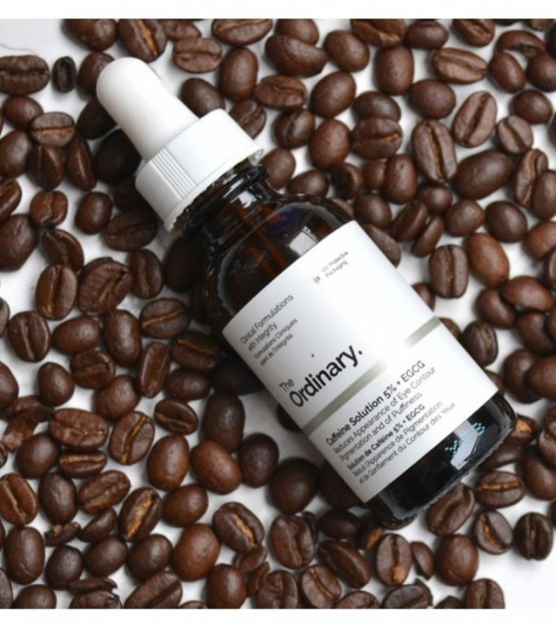 The Ordinary 5% Caffenie + EGCG Eye Serum Eliminate Best Eye Cream for Wrinkles Dark Circle Puffines