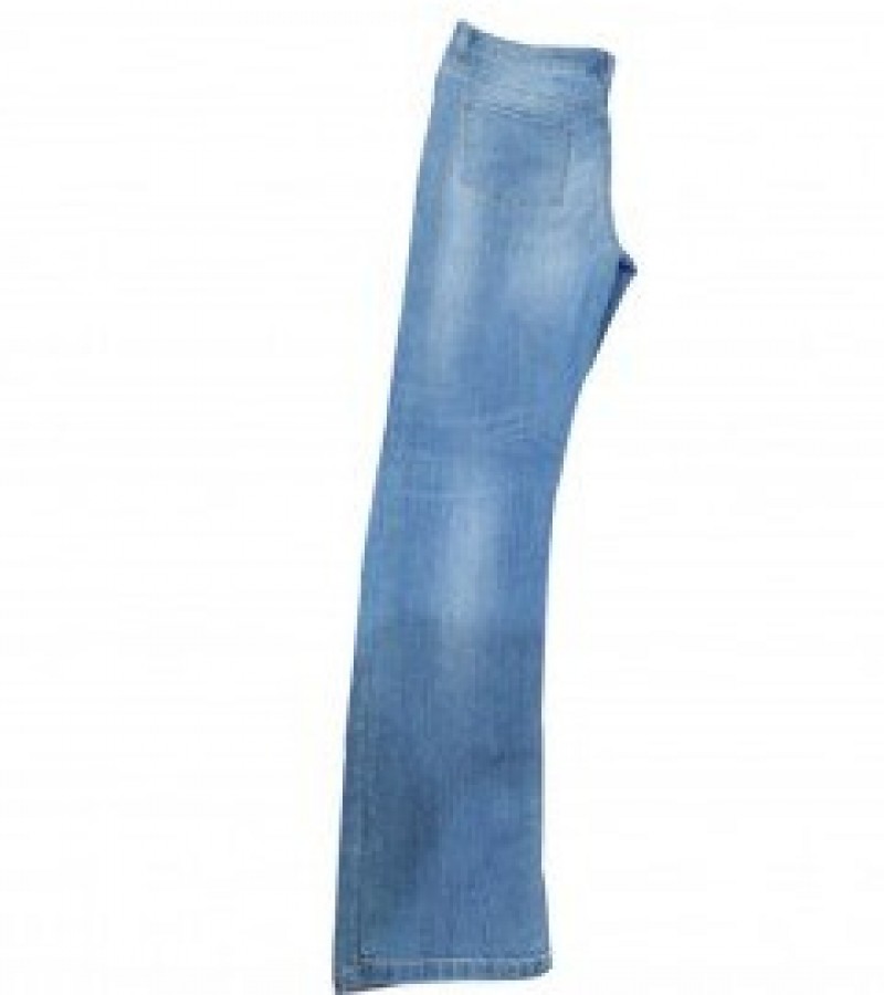 Premium Quality Regular Fit Denim Jeans Pant For Men - Light Blue - 28” to 40”