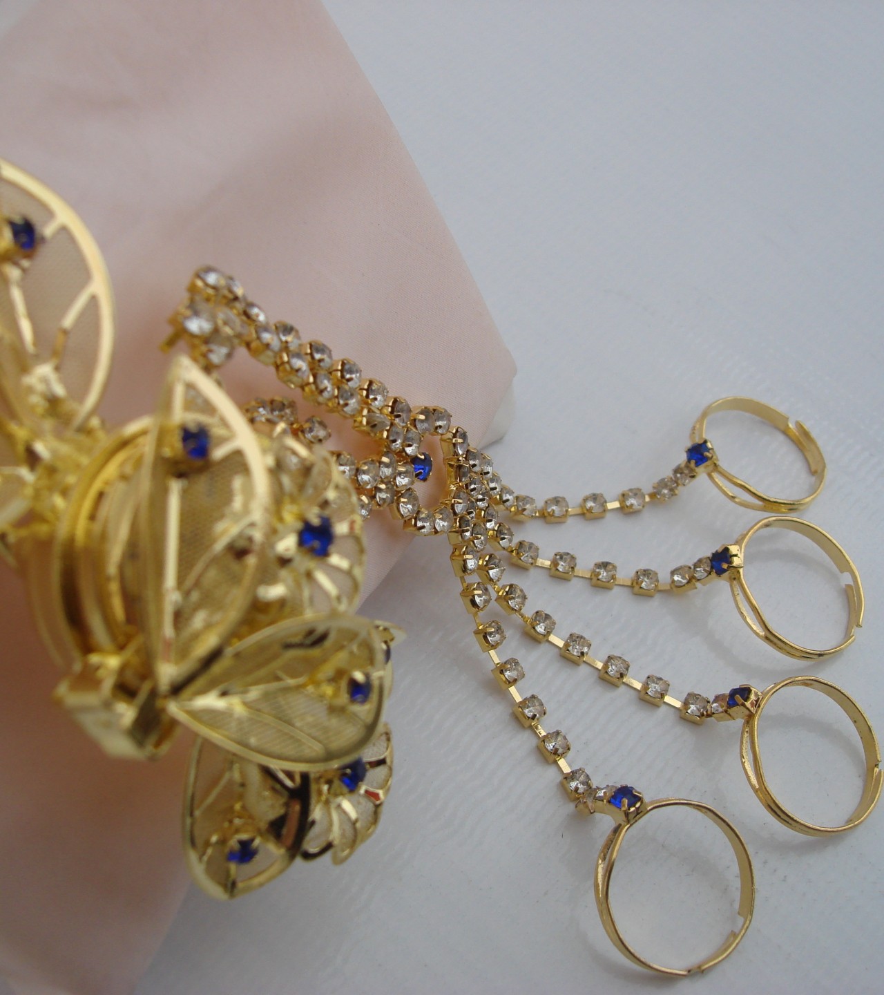 Attractive ladies watch with rings (LW-019)