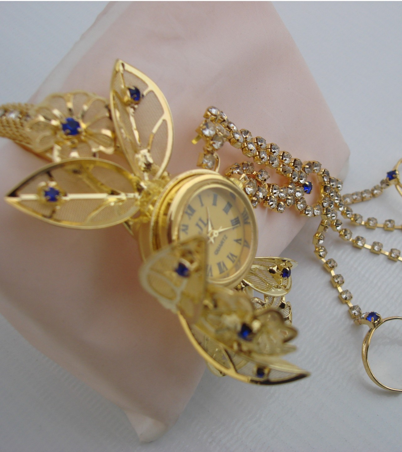 Attractive ladies watch with rings (LW-019)