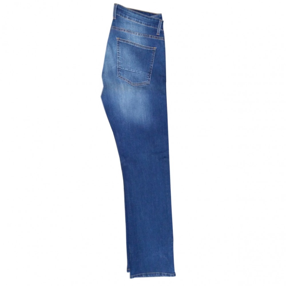 Authentic Striped Denim Slim Fit Jeans Pant For Men - Blue - 28” to 40”