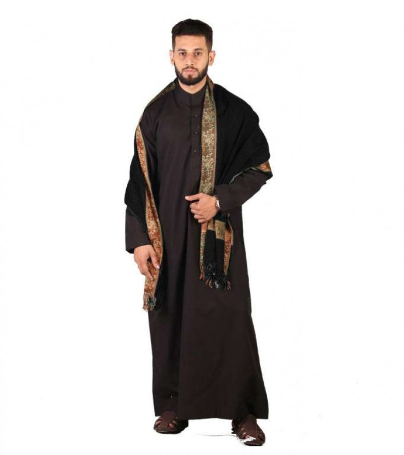 Black Baghdadi / Iraqi Style 4 Border Mufler / Dastaar
