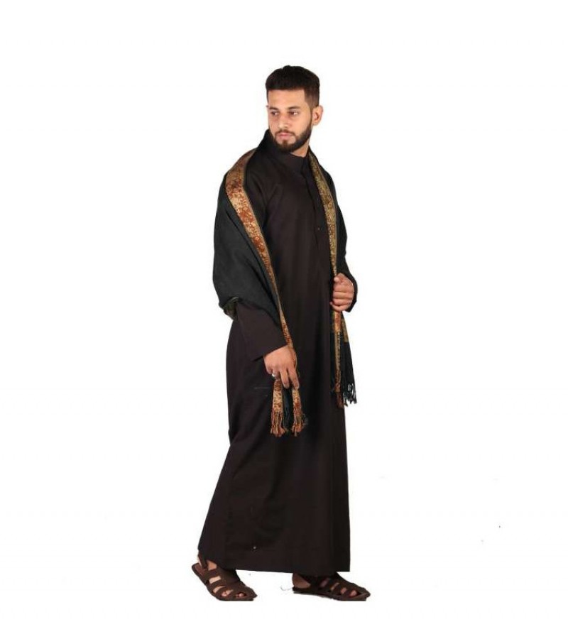 Black Baghdadi / Iraqi Style 4 Border Mufler / Dastaar