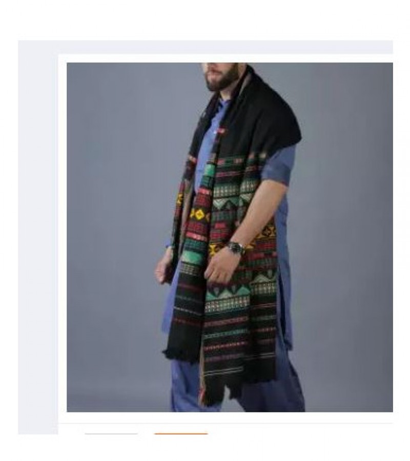 Black & Green Tharri / Wadera Shawl