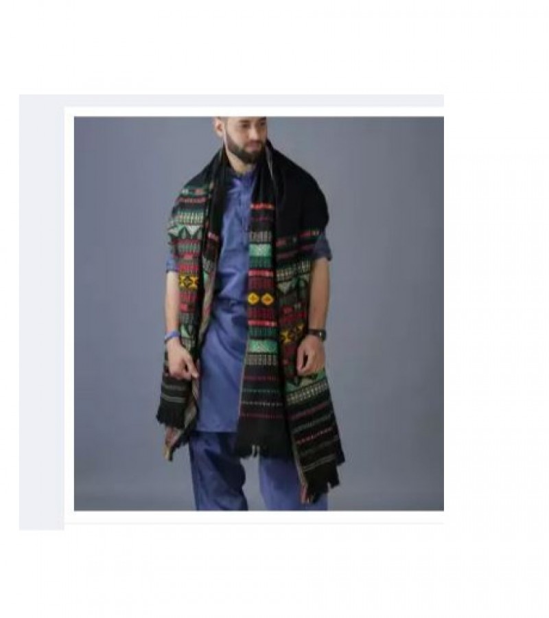 Black & Green Tharri / Wadera Shawl