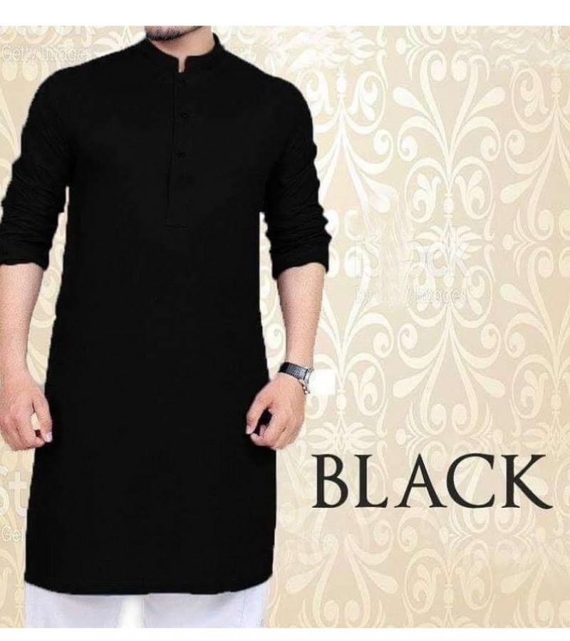 Black Kurta For Men