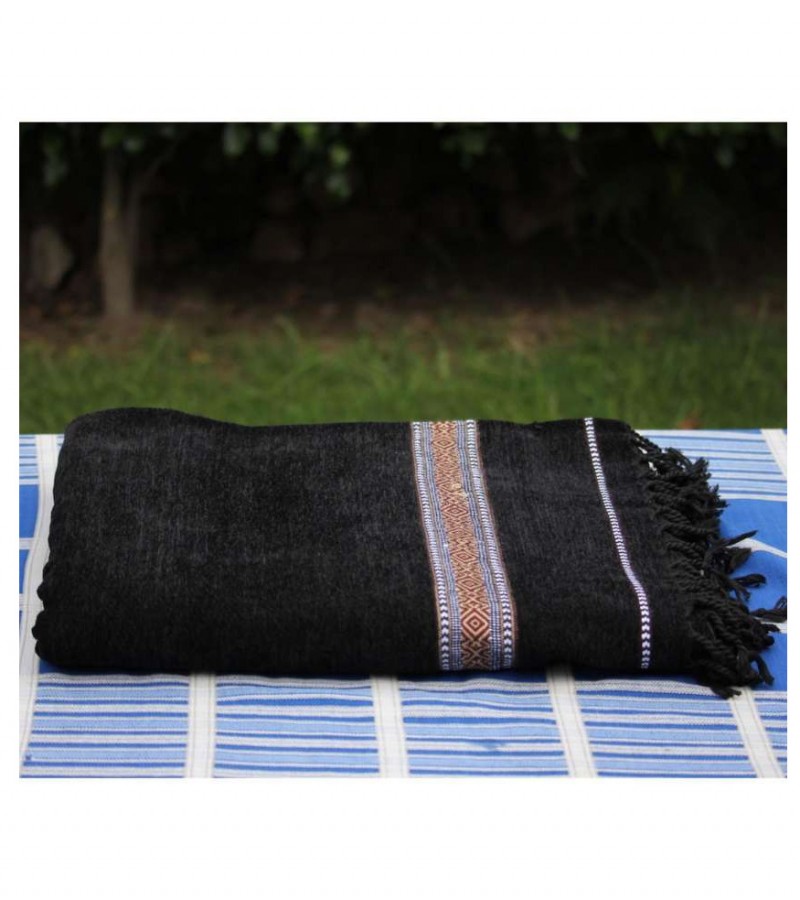 black velvet gents shawl