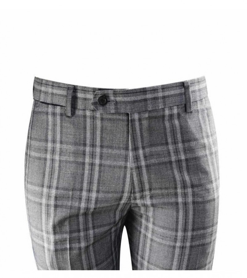 Check print suit/Dress pant for Man
