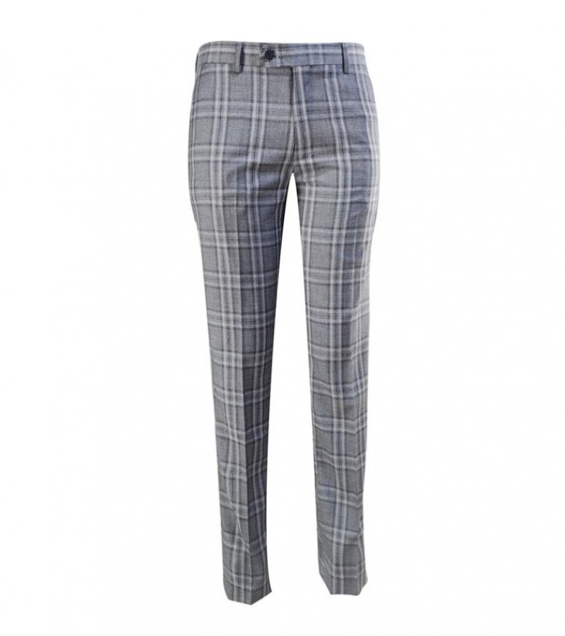 Check print suit/Dress pant for Man