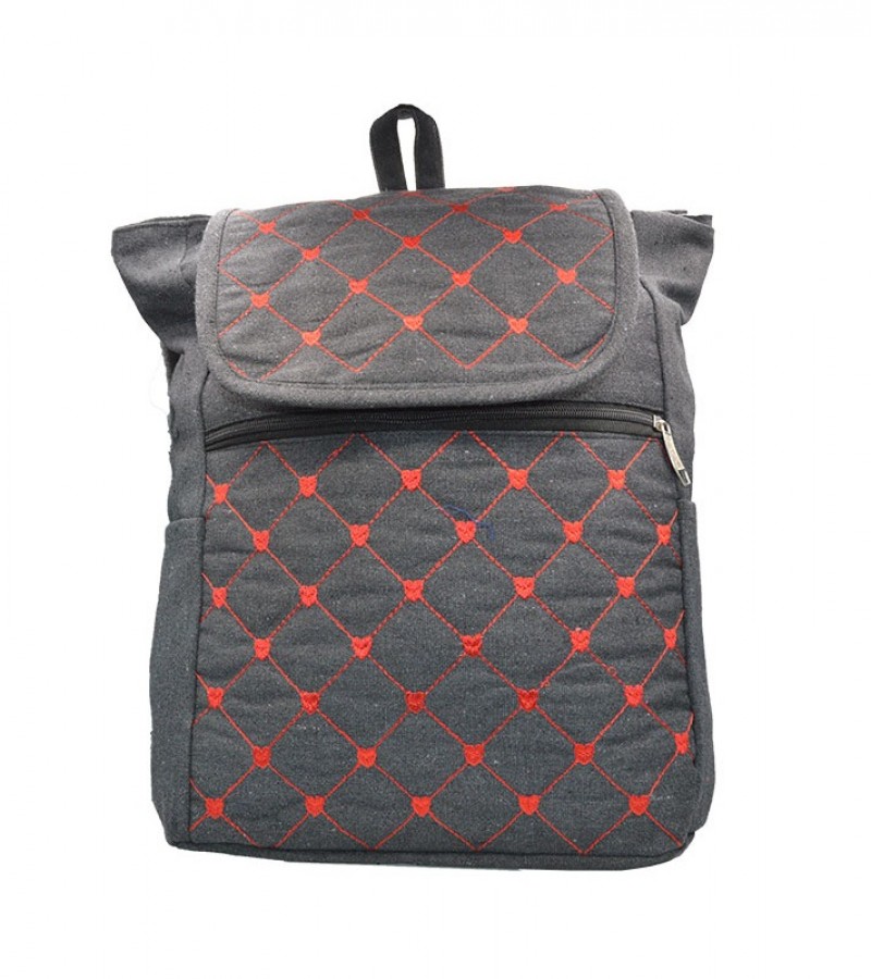 Classic Pink Dotted Bag For Girls