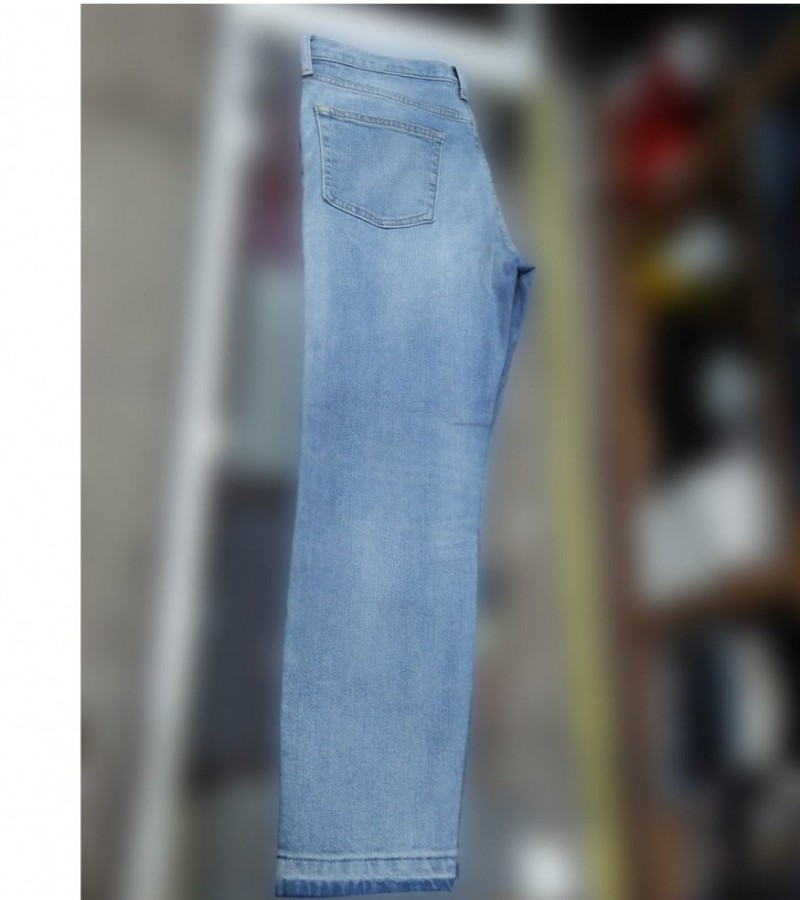 Denim Loose Fit Jeans Pant For Men - Sky Blue - 30 to 36