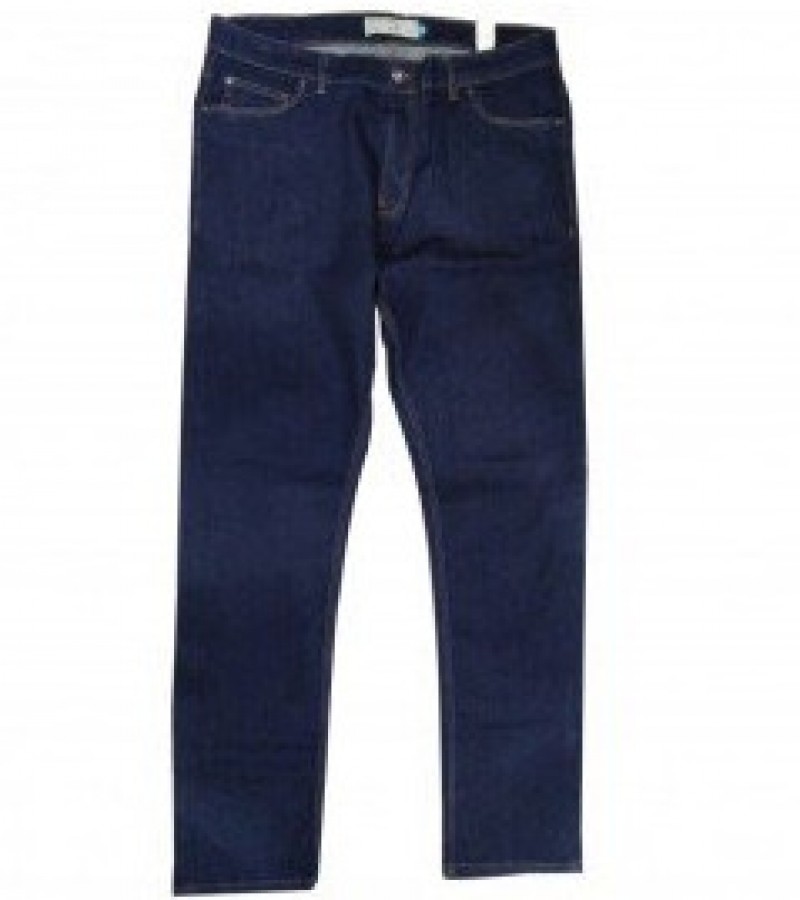 Denim Slim Fit Jeans Pant For Men - Dark Blue - 28” to 44”