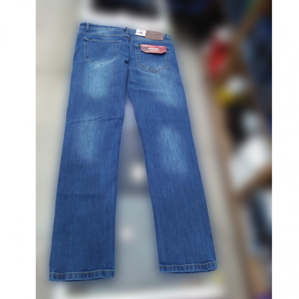 Export Quality Fit Jeans Pant For Men - Blue - 30 to 36