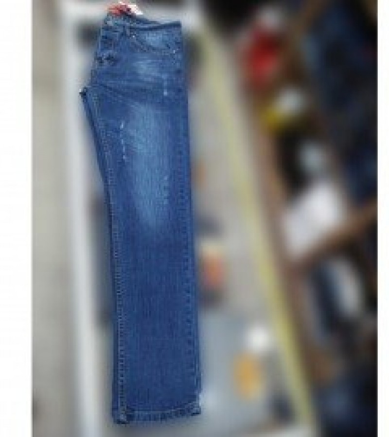 Export Quality Fit Jeans Pant For Men - Blue - 30 to 36