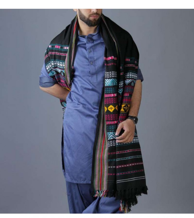 Ferozi Tharri / Wadera Shawl for men