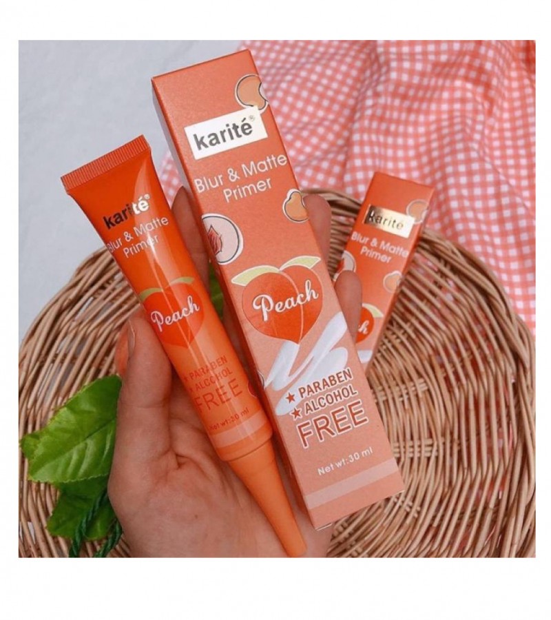 Karite Peach Primer Blur and Matte Primer Smoothing Matte Base Gel