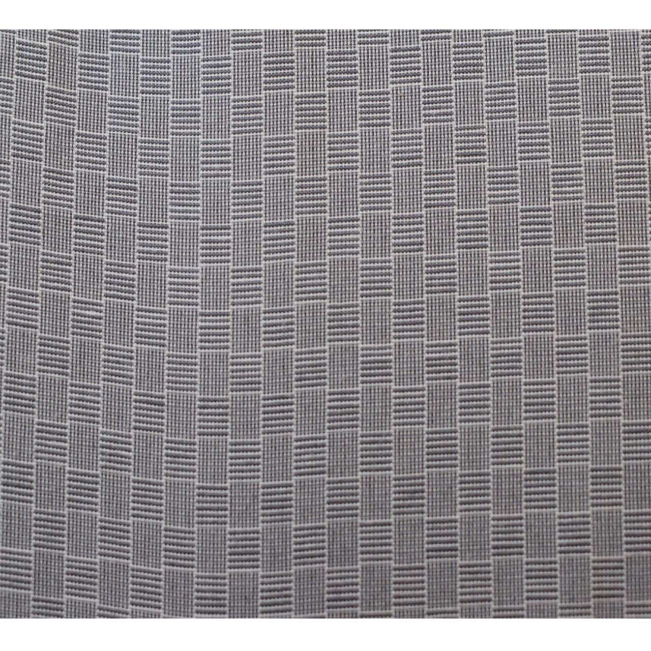 Self White Squares Pattern Formal Shirt For Men - Light Grey