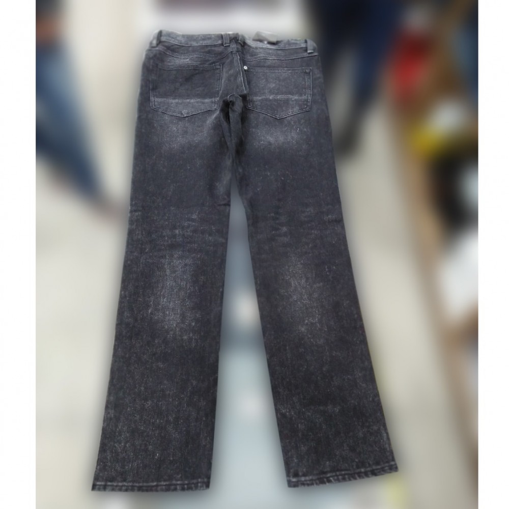 Loose Fit Cotton Jeans Pant For Men - Black - 30” to 36”