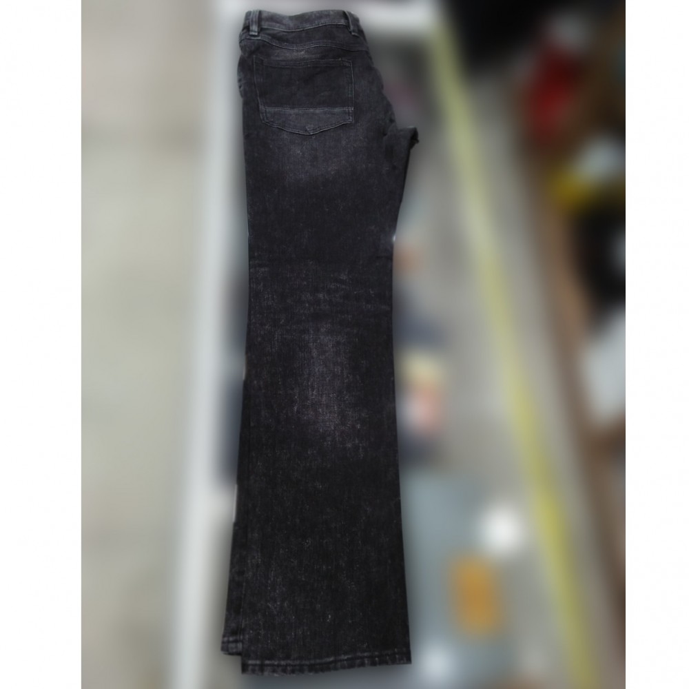 Loose Fit Cotton Jeans Pant For Men - Black - 30” to 36”