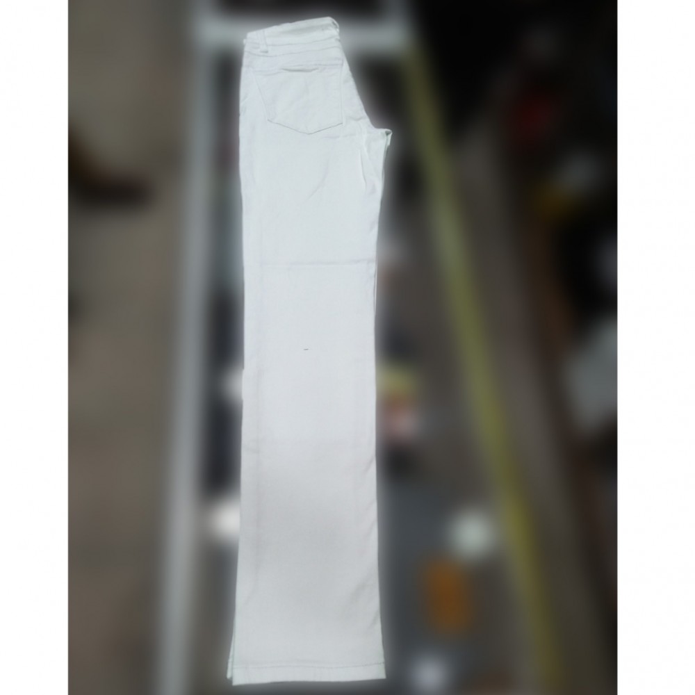 Loose Fit Cotton Pant For Men - White - 30 to 36