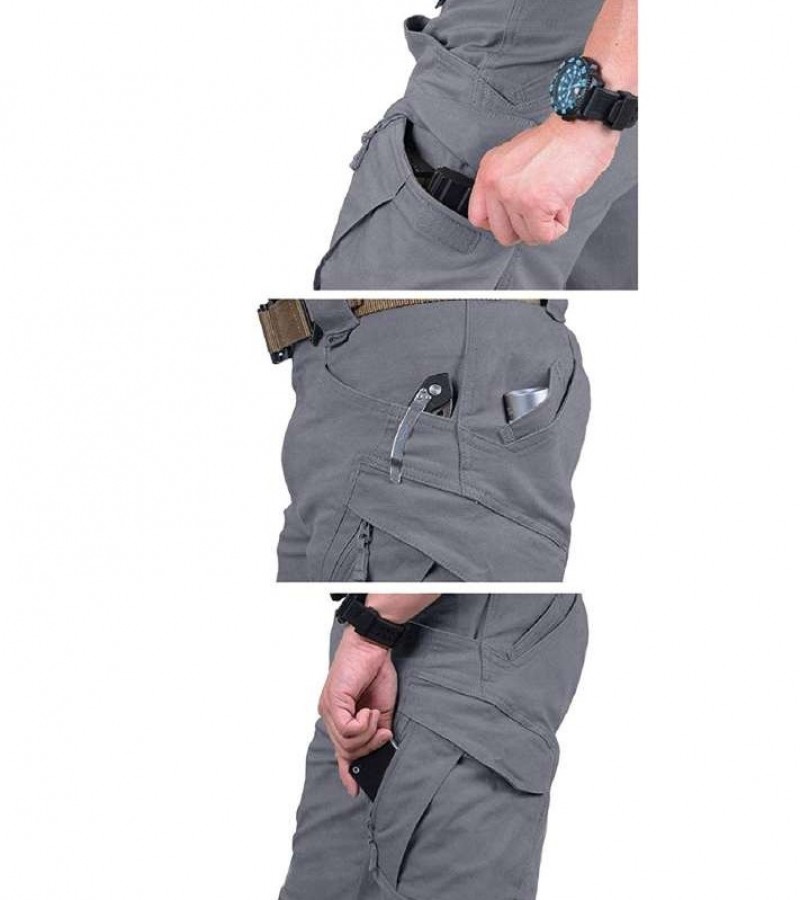 Men cargo trouser Grey