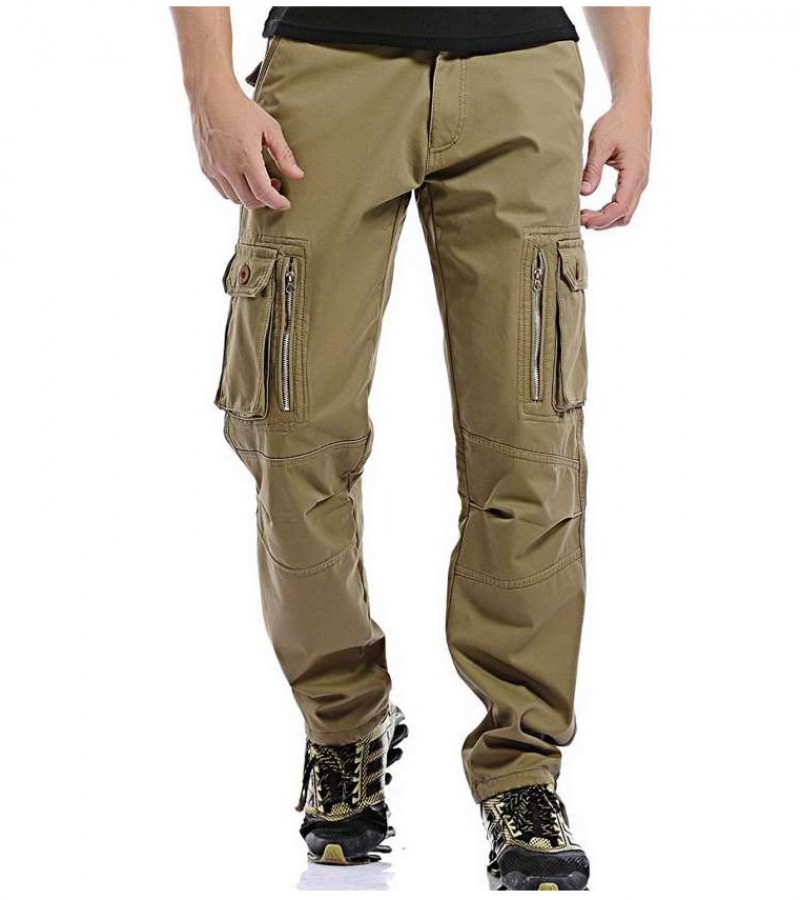 Men cargo trouser Khaki