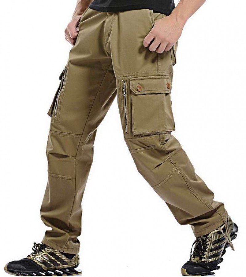 Men cargo trouser Khaki