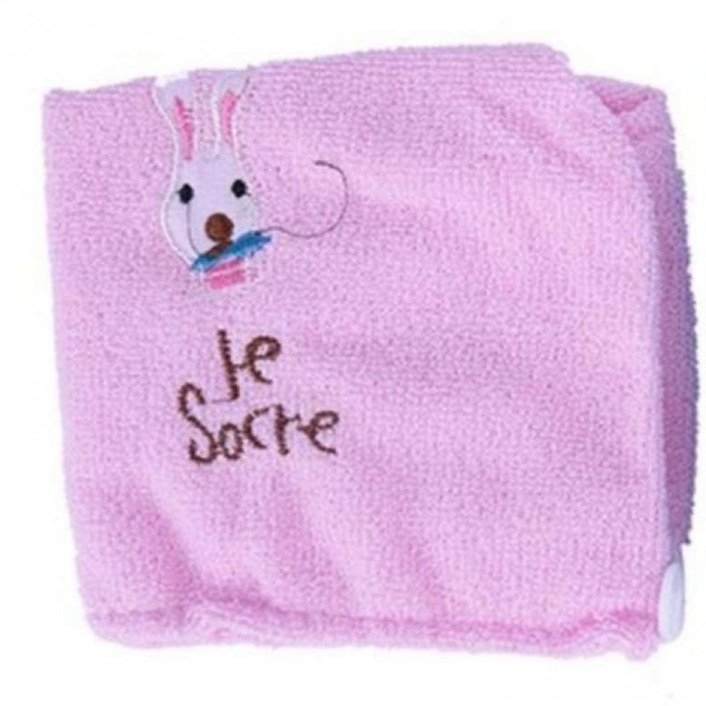 Microfiber Hair Drying Cap - Pink