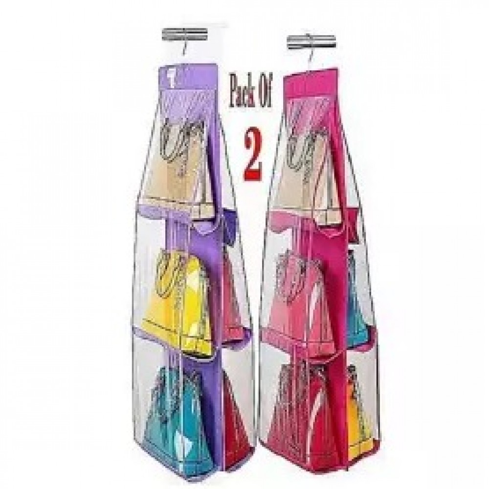 Pack Of 2 - 6 Pocket Purse Organiser