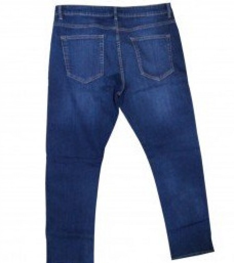 Premium Quality Loose Fit Jeans Pant For Men - Blue - 28” to 40”