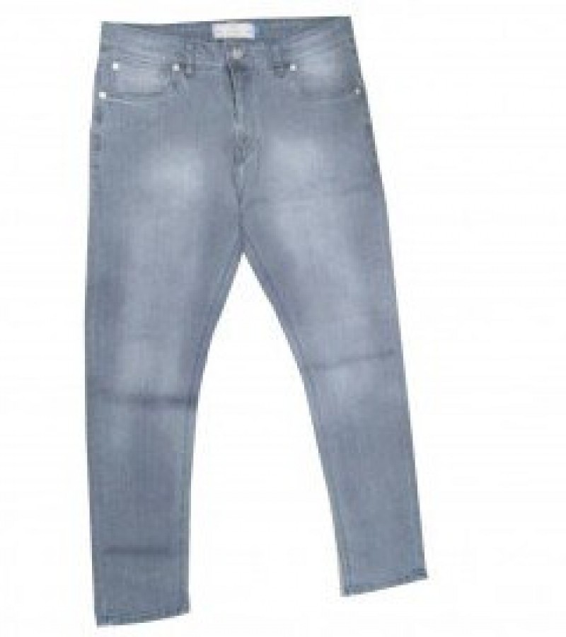 Premium Quality Slim Fit Jeans Pant For Men - Grey - 28” to 40”