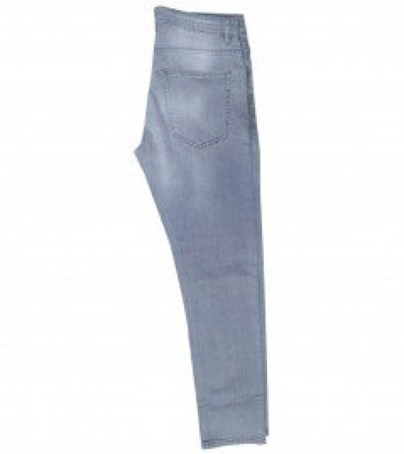 Premium Quality Slim Fit Jeans Pant For Men - Grey - 28” to 40”
