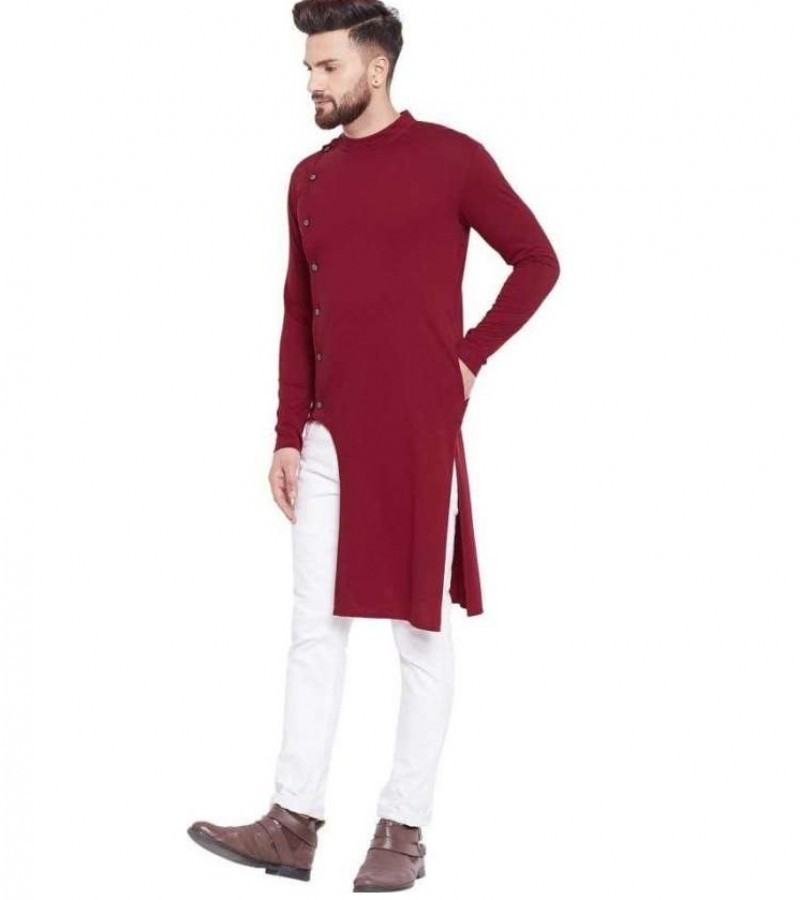 Pure Cotton Stitched kurta for men