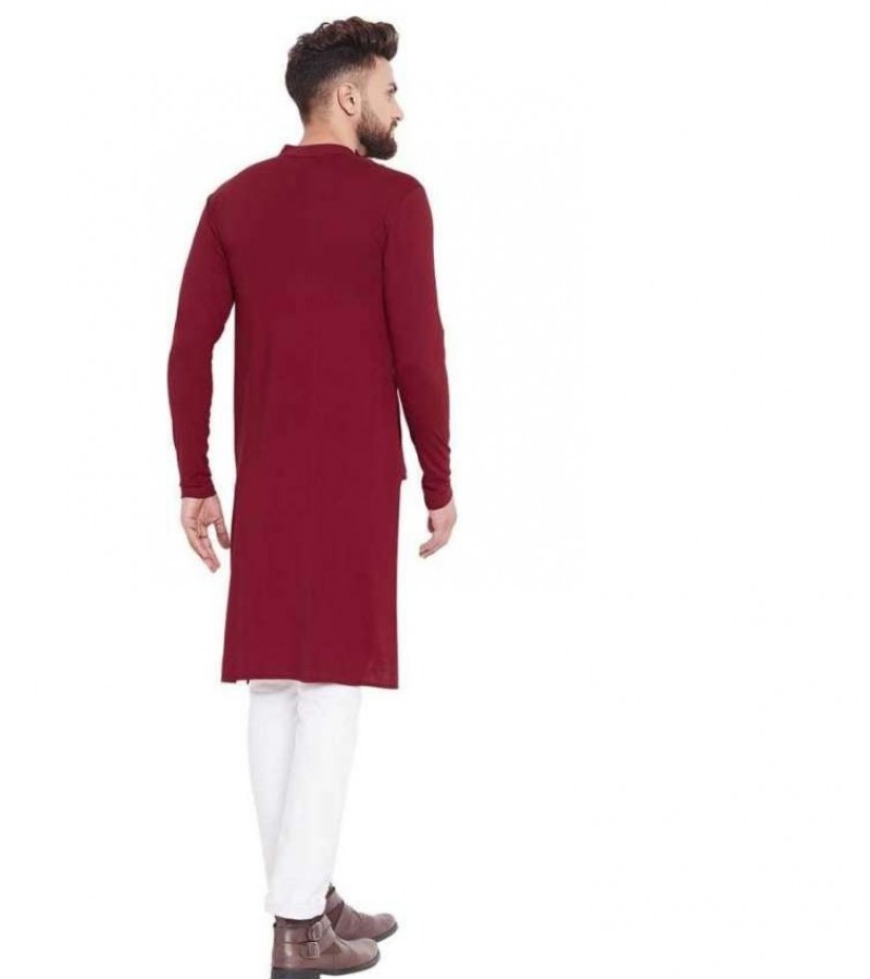 Pure Cotton Stitched kurta for men