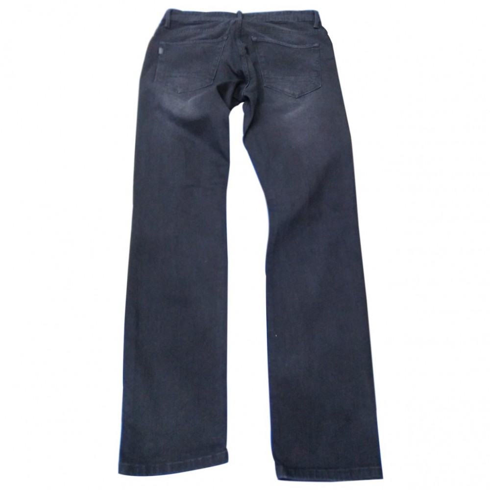 Relaxed Fit Striped Denim Jeans Pant For Men - Black - 28” to 40”