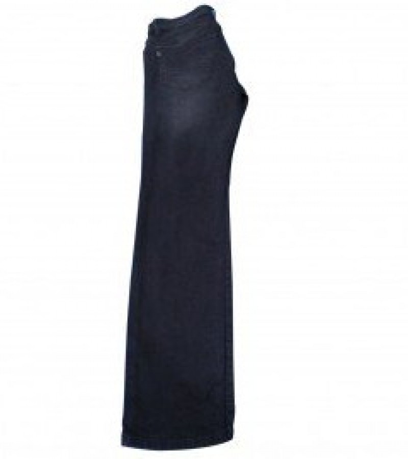 Relaxed Fit Striped Denim Jeans Pant For Men - Black - 28” to 40”