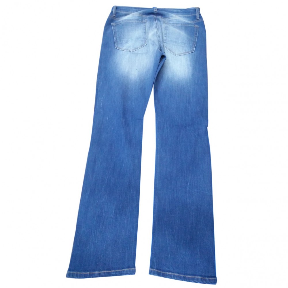 Relaxed Fit Striped Denim Jeans Pant For Men - Light Blue - 28” to 40”