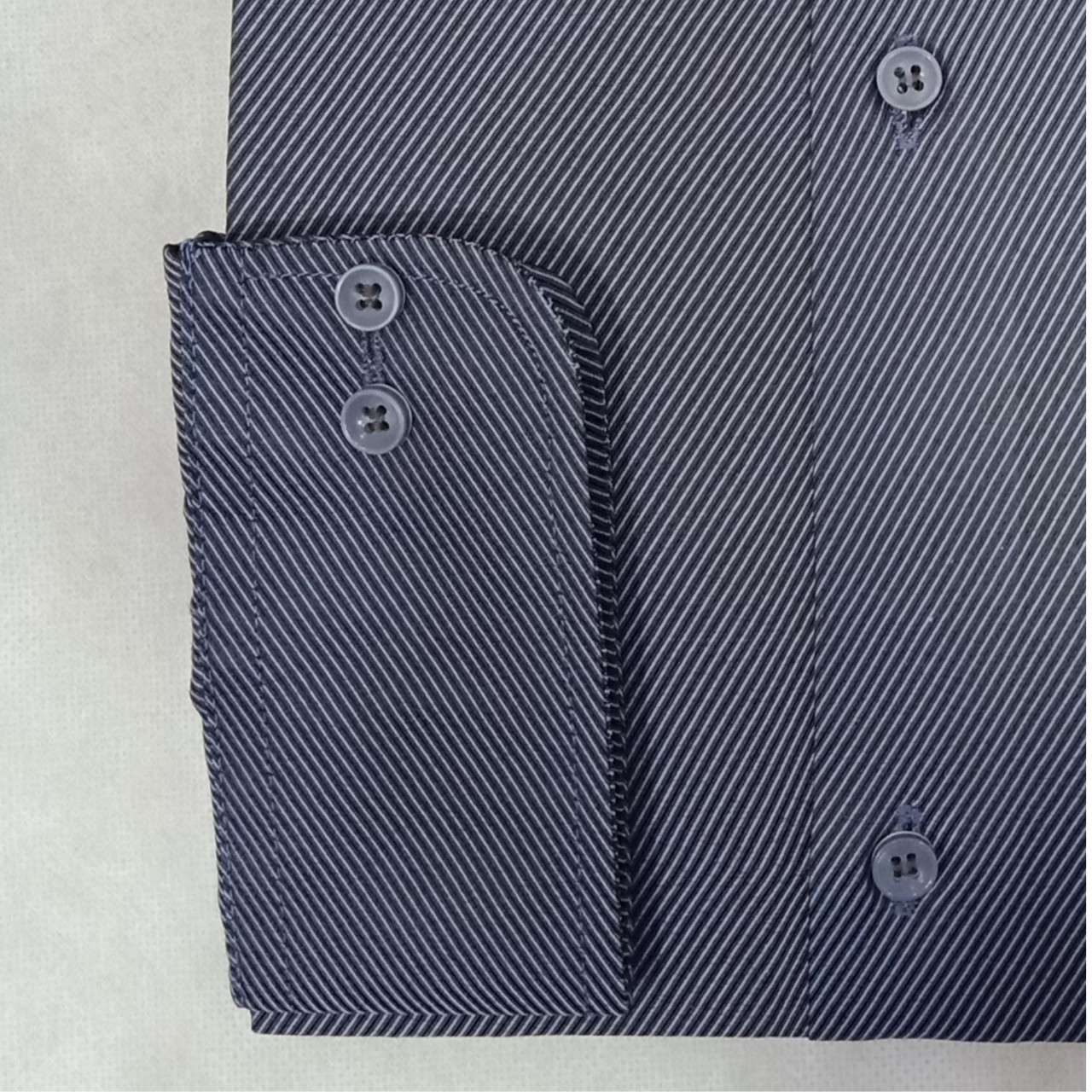 Self Lining Formal Shirt For Men - Double Needle Stitching - Grey