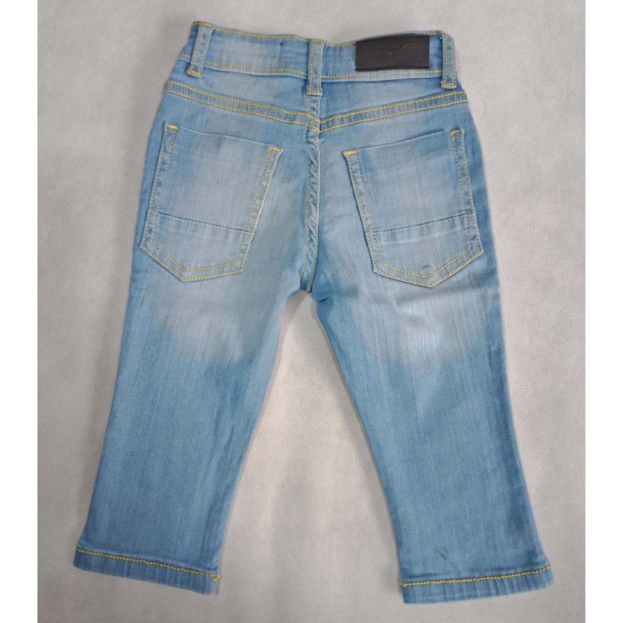 Skye Blue Slub Denim Jeans Pants For Boys