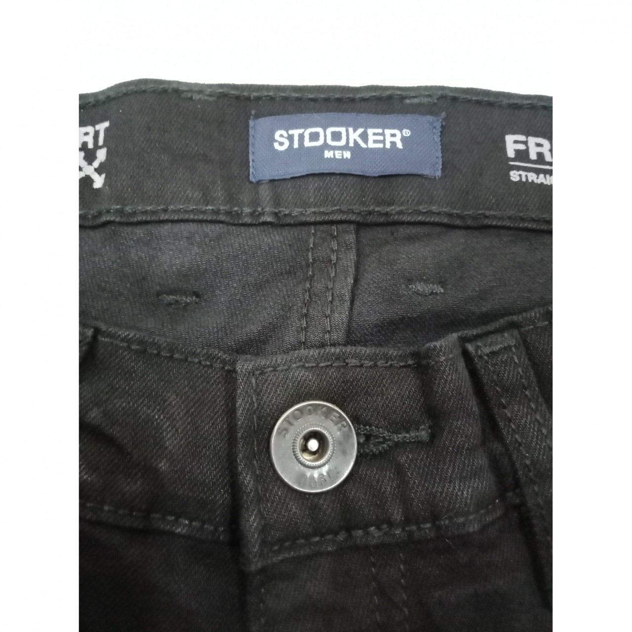 Stooker Black Stretchable Jeans For Boys - Export Quality