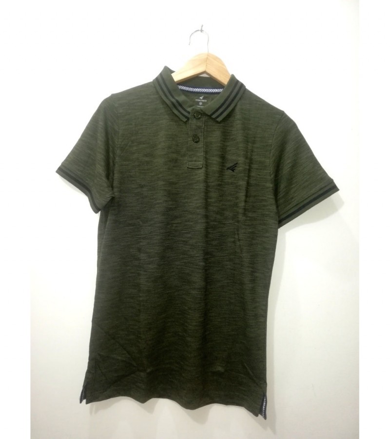 TIPPED COLLAR MEN'S POLO