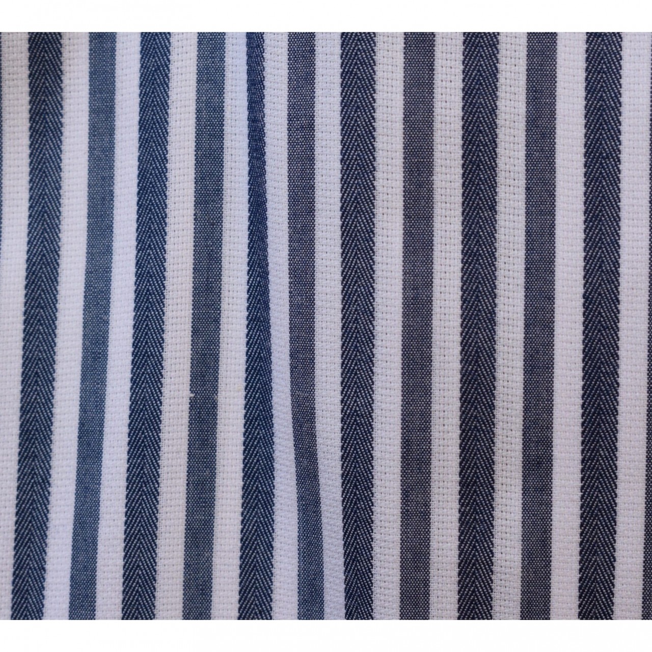 White Light Blue Stripes Formal Shirts For Men