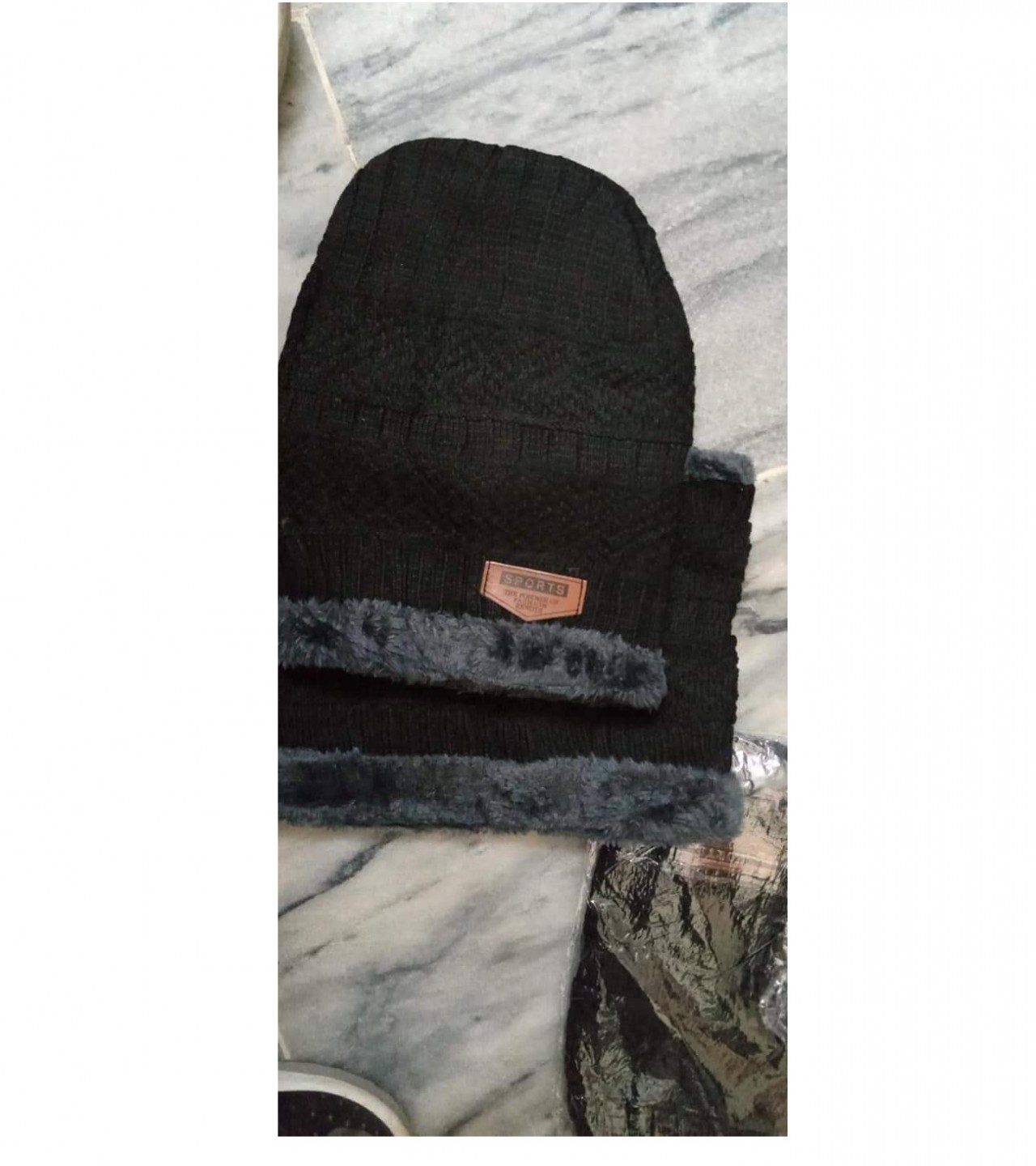 Winter Cap Neck Warmer Beanie