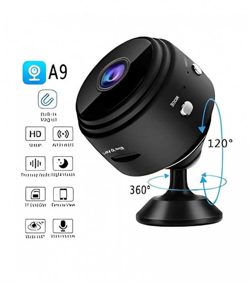A9 1080p HD 2MP Magnetic WIFI Mini Camera With PIX-LINK IPC App