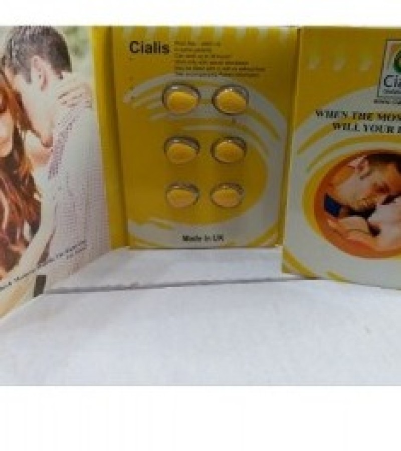 Lilly Cialis 20mg 6 Tablets Card GOLD Made in UK