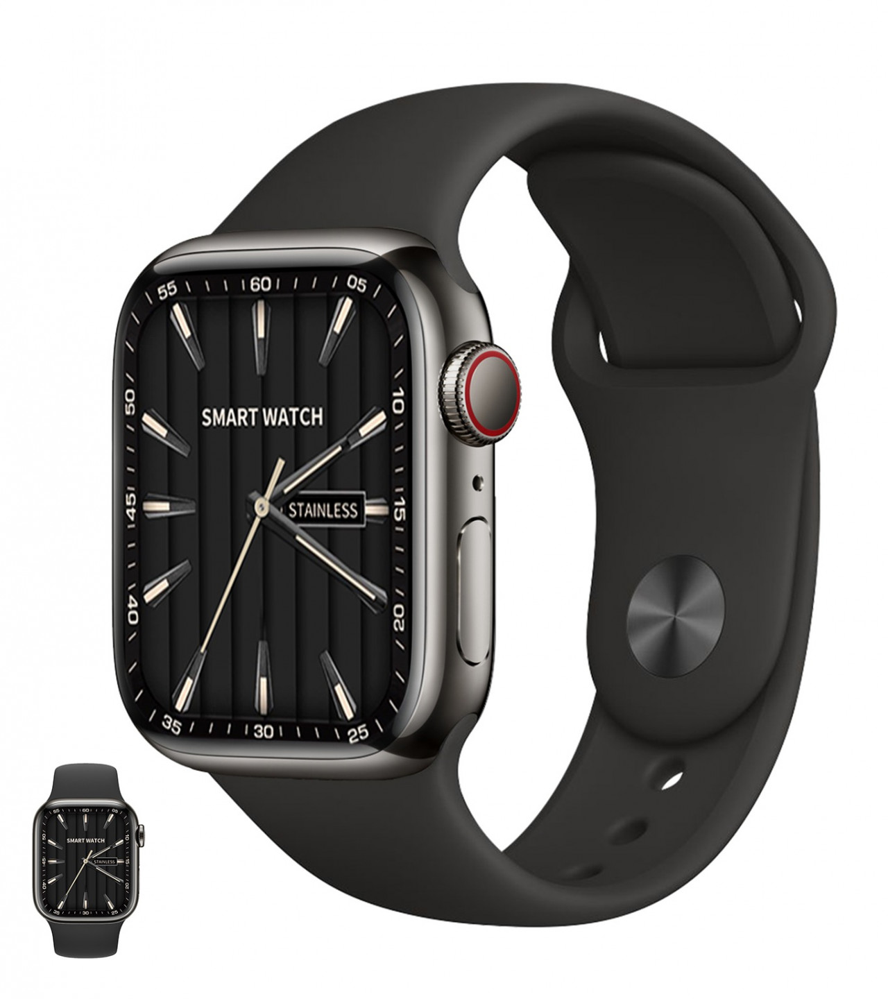 Watch 9 Max Series 9 Smartwatch (2.19 Inch IPS) 22mm Strap WITH Laxasfit APP Black